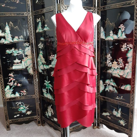 Alex Social Dress with Embellished Bodice - Picture 3 of 5